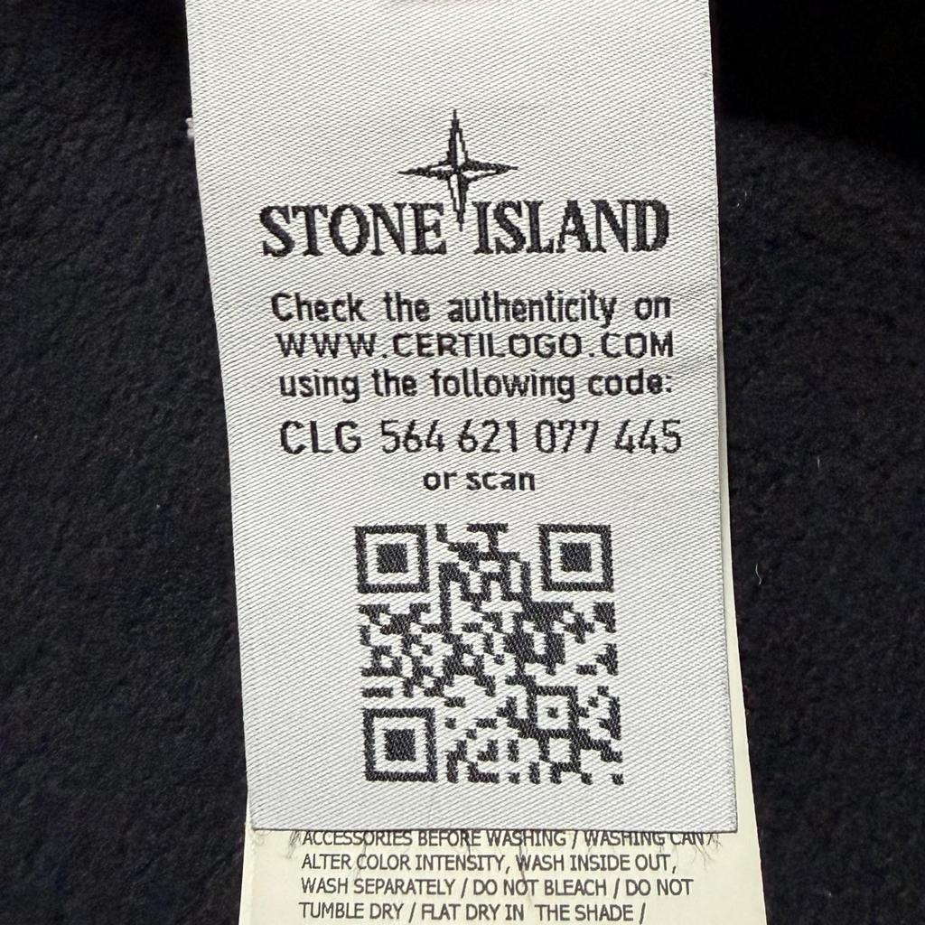 Used STONE ISLANDParker black mens