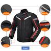 Motorcycle Jacket Contrast Color Fall Protection Unisex Waterproof Motorbike Riding Jacket for Spring