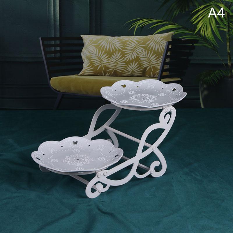 1Pc Nordic Dessert Rack Plastic Material Party Dessert Table Decoration Food Fruit Plate White Birthday Party Cake Stand
