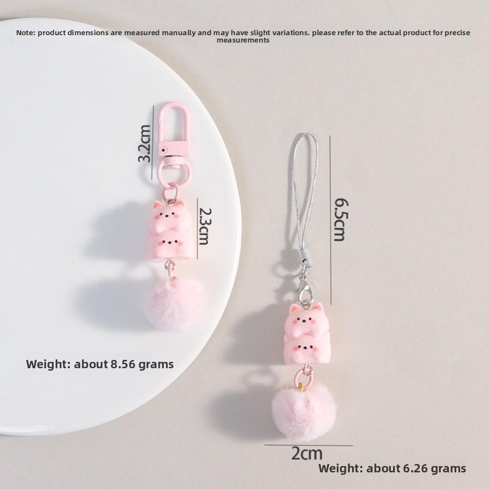 Cartoon Mobile Phone Lanyard Cute Hanging Ornament New Keyring Gift