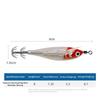 10Pcs Squid Jig Set 8Cm Luminous Uv Shrimp Lure Horizontal Fishing Bait For Cuttlefish Octopus Sea Tackle
