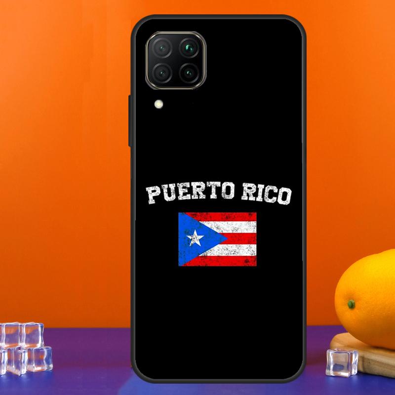 Puerto Rico Flag For Huawei Nova 12s 12i 11i 8i 9 10 SE Y91 Y90 Y60 Y70 Y72 Y61 P20 P40 Lite P30 P60 Pro Case