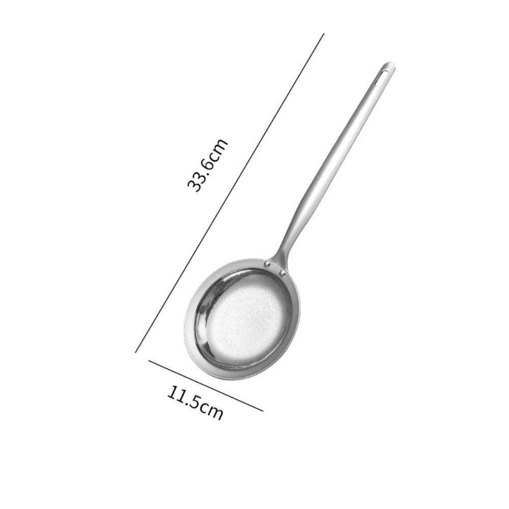 Fine Mesh Strainer 304 Stainless Steel Sieve Spoon Upgraded Oil Filter Spoon  Kitchen Supplies