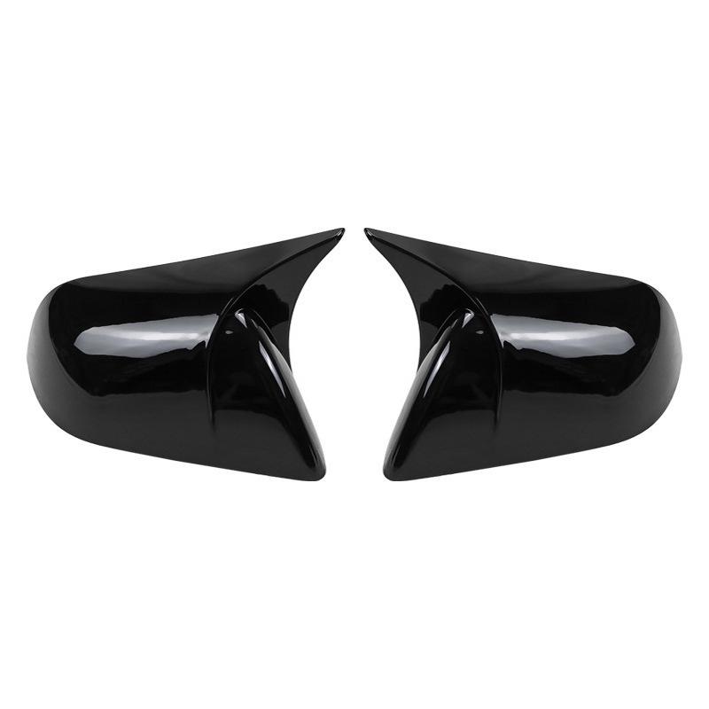 Car Decoration Car Rearview Accessories Bull-Horn Door Mirror Cover For Tesla Model 3    2024 Car Styling