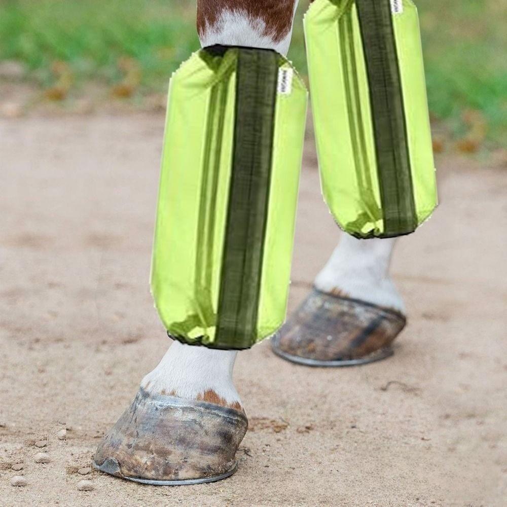 4Pcs Non Slip Horse Shoofly Leggings Breathable Mesh Fly Leg Wraps Horse Fly Sheets  Horse Care