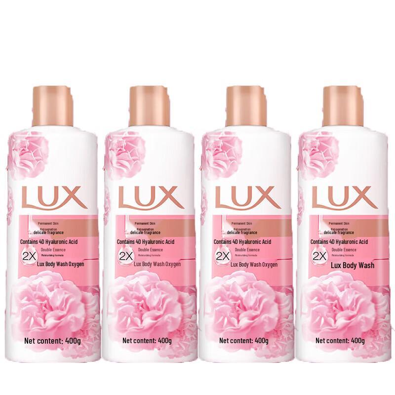 Lux Eternal Tender Skin Rose Shower Gel 4 x 400g