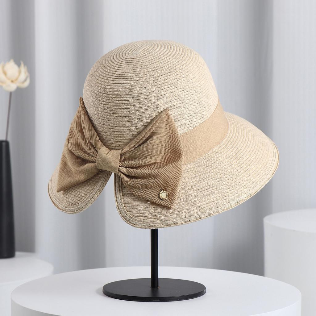 Summer Women's Hats Sunshade and Sun Protection Hats Big Seaside Vacation Straw Hats Travel Sun Hats