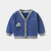 Toddler Kids Girl Boy Print Cartoon Sweater Knit Warm Cardigan Jacket Tops