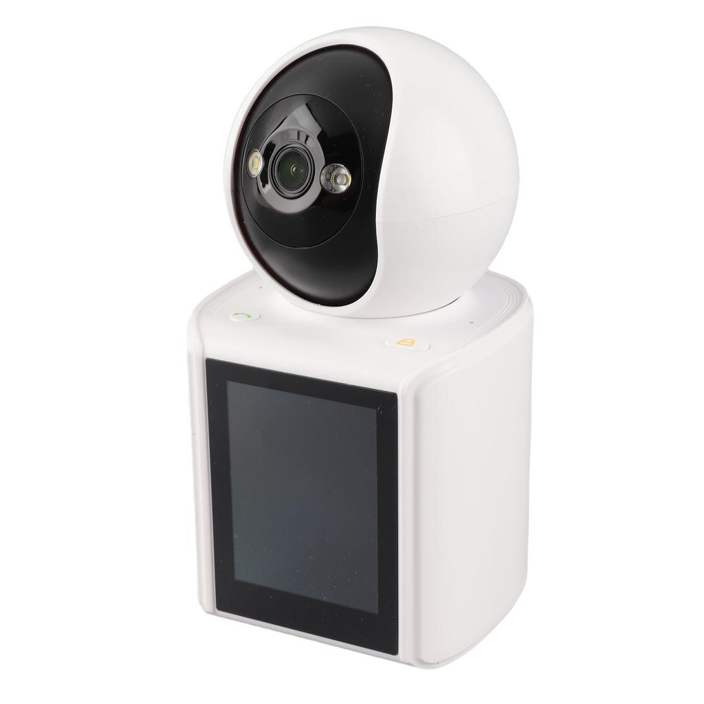 Wireless Security Camera 1080P HD 2.8 Inch IPS Screen Two Way Talk Motion Detection Wide Angle Lens Home Camera for