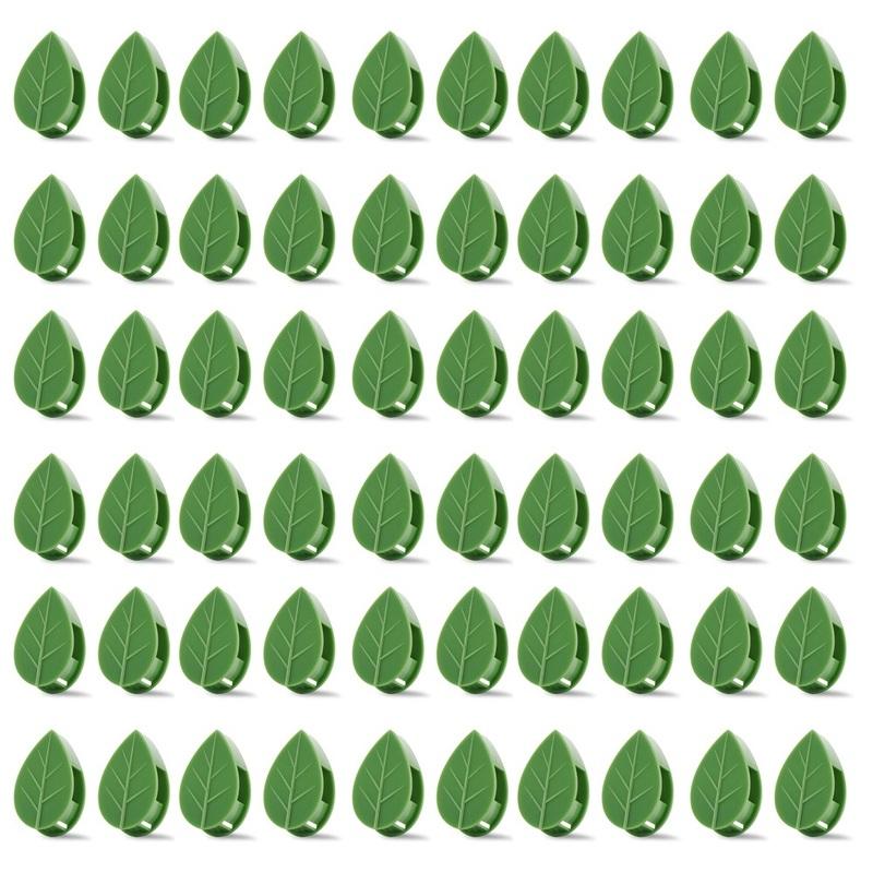 Plant Clips for Climbing Plants(Pack of 60),Plant Climbing Wall Fixture Clips for Supporting Stems Grow Upright, Vines NONE