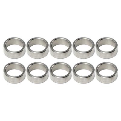 10Pcs Arruela Espaçador 15mm OD 12mm ID Aço Inoxidável Hardware Acessório Peça Conjunto Kit351500150060