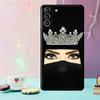 Islamic Arabic Hijab Girl Phone Case For Samsung Galaxy S24 S25 Ultra S21 S22 S23 Ultra S9 S10 S20 Plus S25 FE Cover