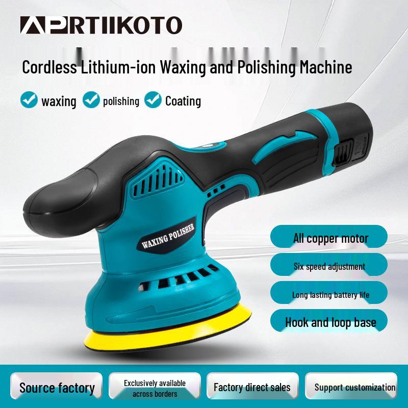 12V Wireless Handheld Polisher/Grinder: Variable Speed Car Waxer & Seam Cleaner