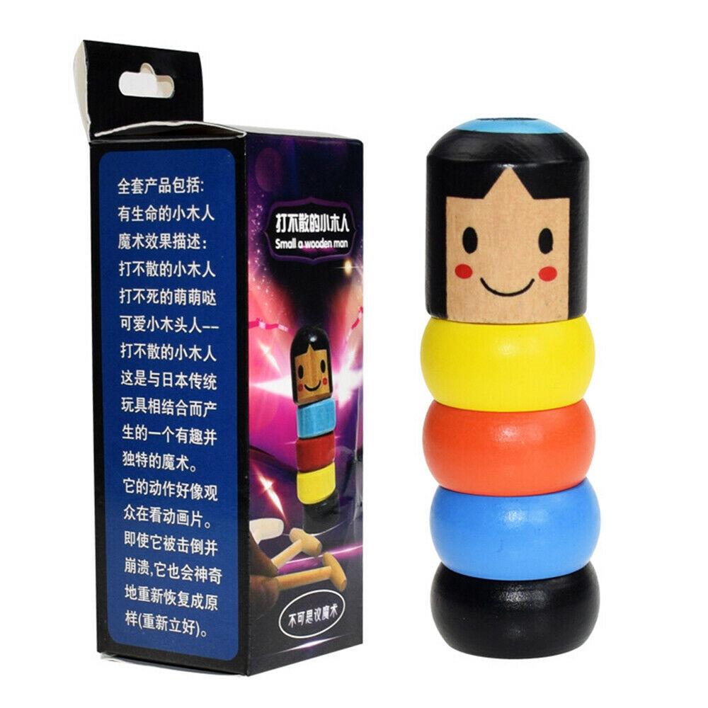 Immortal Daruma Magie Stubborn wood Man Funny Wooden Magie Toys Game TOP Immortal Daruma Magie Stubborn wood Man Funny Wooden Magie Toys Game TOP