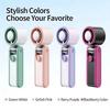 Digital Display Mini Pocket Fan Foldable Design Folding Cooling Fan Portable Desktop Fan  Home Use