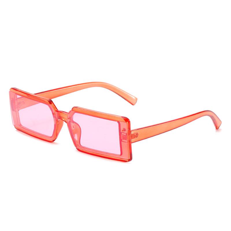 Square Sunglasses, Candy-Colored Square Knock Glasses, Personalized Colorful Sunglasses For Women