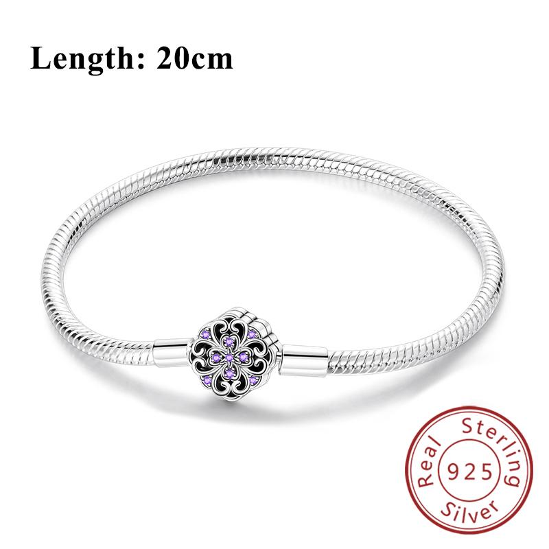 Bracelet Original Copper Charms Bracelet 17-20Cm Heart Bracelet For Women Bracelet Charms Birthday Jewelry Gifts