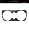 Carbon Fiber Interior Water Cup Holder Panel Cover Trim For Q7 2016-