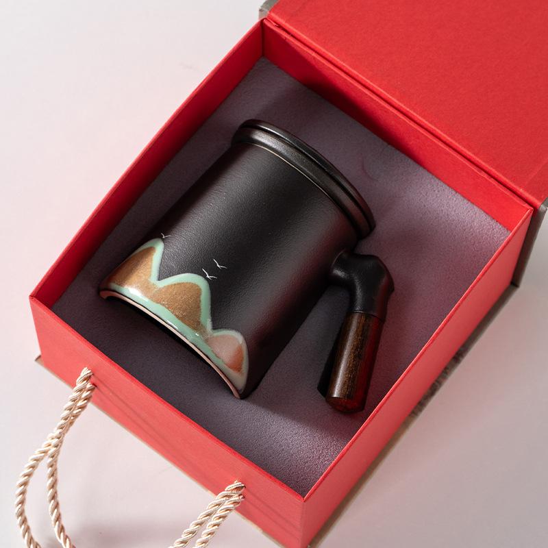 Forbidden City light luxury office water cup business gift set company annual meeting activities to send customers and employees gifts