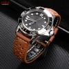 Vintage Handmade Watch Straps 20mm 22mm 18mm 24mm Leather Strap Brown Breathable Porous Sports Watchband for Panerai Bracelet