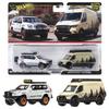 Hot Wheels Premium 2-Pack Mercedes-Benz Sprinter Tourer / '05 Toyota Land Cruiser Prado [Minicar] [Ages 3 and Up] HRR76