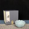 Ru Kiln Celadon Lotus Rising Tea Cup