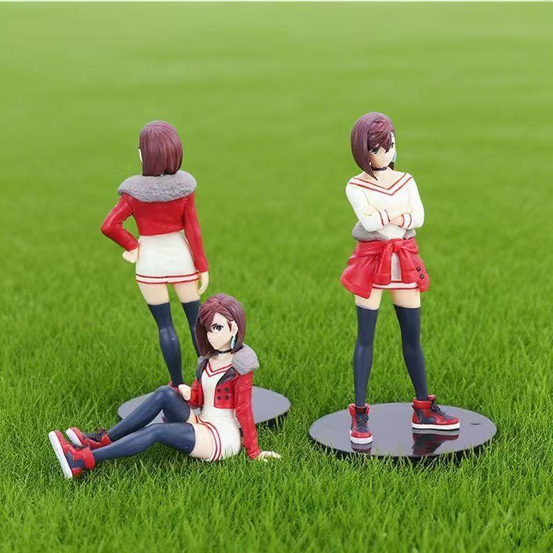 Anime Figure Ayase Momo Figure Sitting Stands Desktop Model Toys PVC Doll Gifts