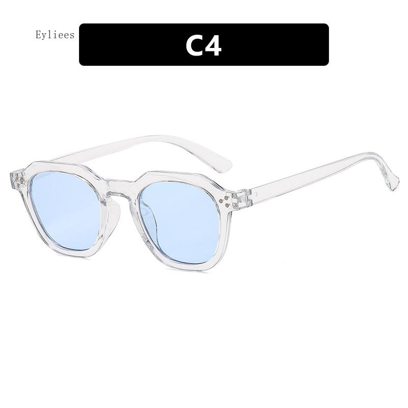 

Sun Glasses for Women Mens TR90 Square Polygon Vintage Sunglasses with Thick Frame Luxury Brand Design Retro Eyewear