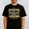 Custom Name Legend T Shirt, Personalized Myth Shirt, Your Name Is The Legend Gift For Him