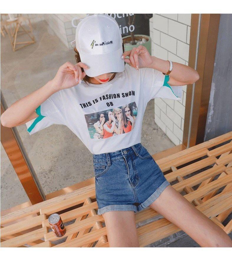 Women's Rolled Denim Shorts