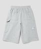 AGOD One-Pleat Carpenter Sweat Bermuda Shorts [Grey]