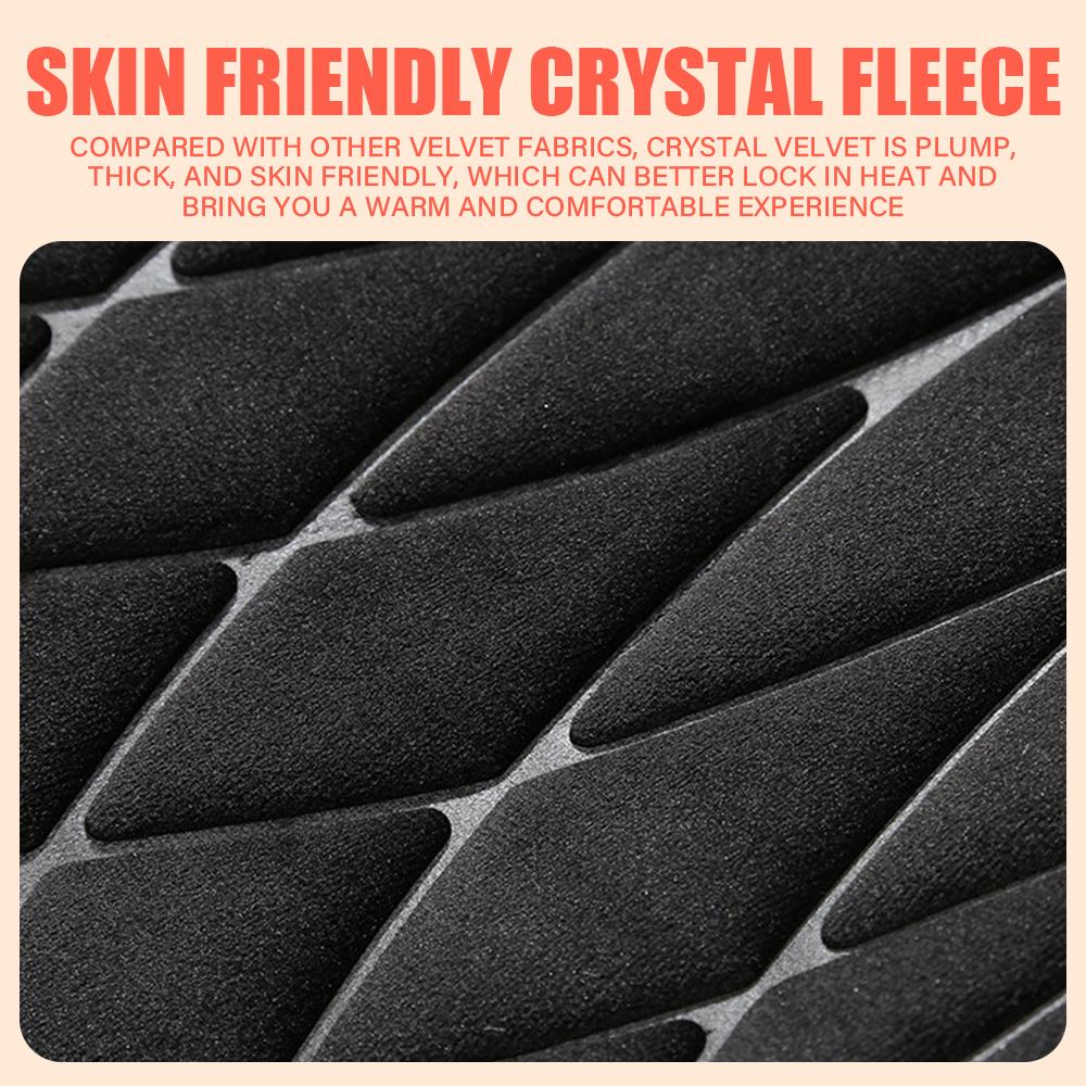 Universal Heated Car Seat Cushion 12V/24V Anti Slip Heating Winter Warm Car Cushion with Fast Heat Function for Driver Xmas Gift