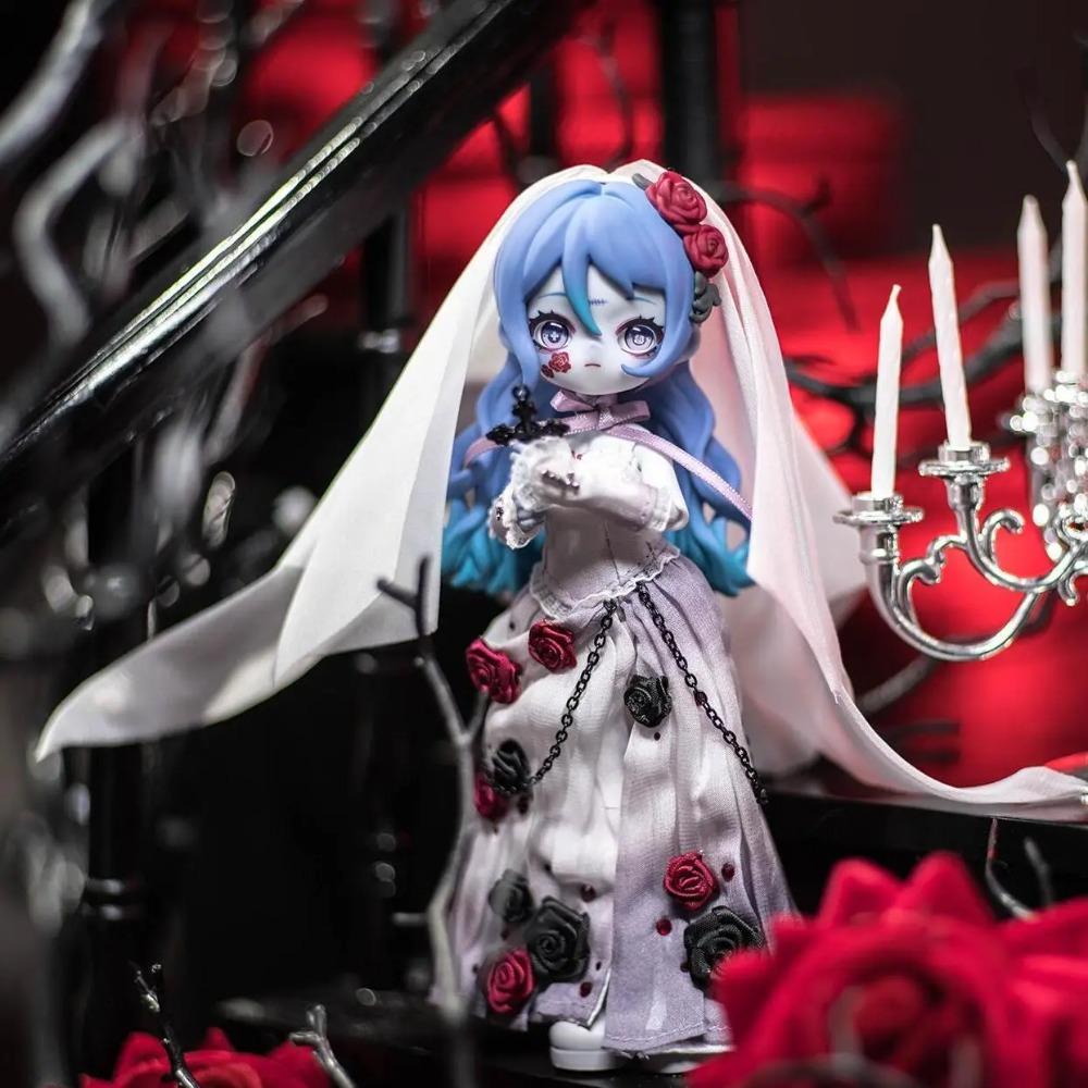 Genuine New Nyssa Bizarre Nightmare Series Kawaii Anime Action Figure 1/12 Bjd Toy Blind Box Surprise Doll For Girls Custom Gift