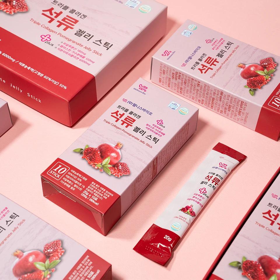 [Wellness Bio] Kollagen Granatapfel Gelee Stick 20g x 30