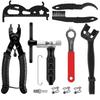 Ryaco Chain Cutter with Chain Compatible with Speed Bicycle Bicycle Tool for Maintenance Rustproof and Includes 3 Cleaning Brushes [12-Piece Set]