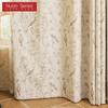 1PC Nuan Series French Retro High-end Beige Printed Curtains Full Blackout Curtains for Bedroom Living Room Balcony Window for Home Decor