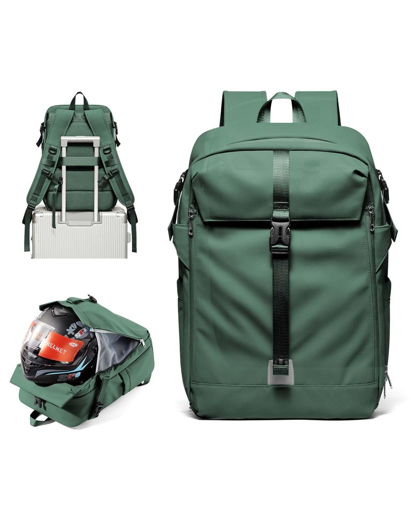 Motorcycle Backpack for Men Women Outdoor Sports Riding Helmet Locomotive Backpack Expandable Business Travel Laptop Backpacks