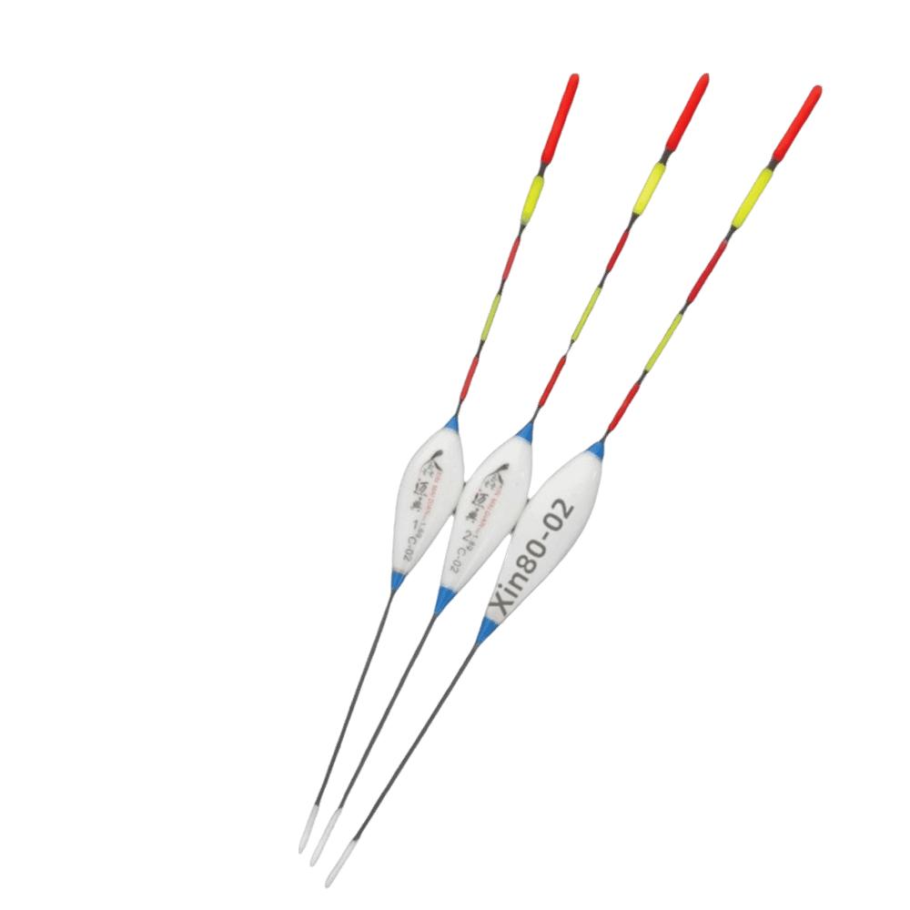 3pcs Slip Drift Tube Floats Bobbers Eye-catching Triangle Tail Fishing Floats  Fishing