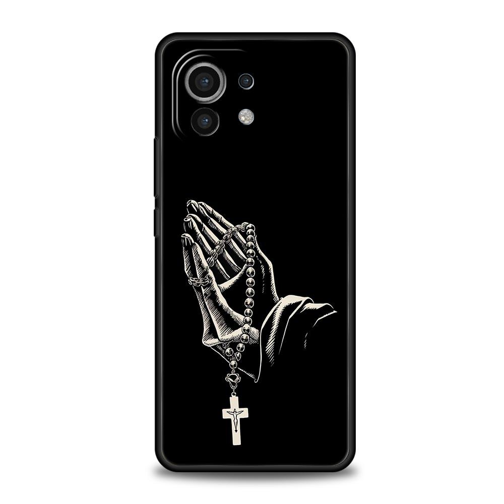 Bible Jesus Christ Christian Cross Phone Case For Xiaomi Mi 15 14 14T 13T 12T Pro 12 13 11 Lite 5G 11T Poco X6 X7 X5 Pro Cover