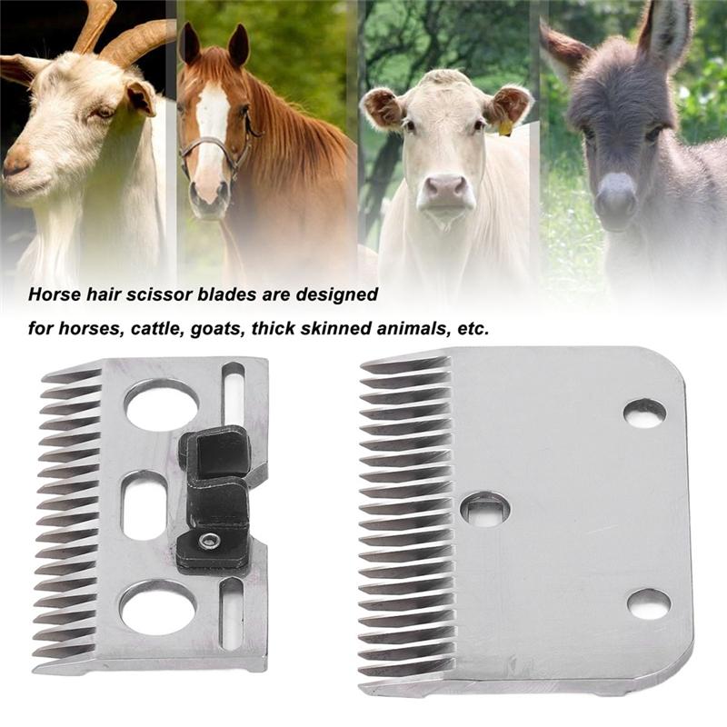 M-Modern-Carbide Replacement Blades 21 Teeth Horse Clippers Blades High Abrasion Resistance