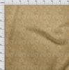 oneOone Cotton Flex Light Brown Fabric Abstracts Diy Clothing Quilting Fabric Print Fabric By Yard 40 Inch