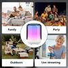 Wireless Bluetooth-compatible Subwoofer Portable Loudspeaker BLE5.3 Version Build-in Night Lamp Sleep Timing