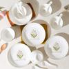 Tang Hui Flower Language 16-Piece Ceramic Dinnerware Set