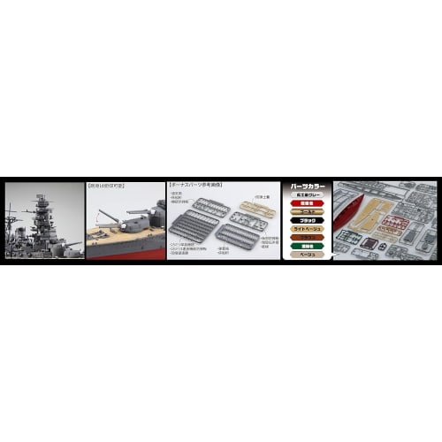 Fujimi Model (FUJIMI) 1/700 Ship NEXT Series No. 13 Japanese Navy Battleship Nagato 1944/Operation Sho-Ichi-Go Plastic Model