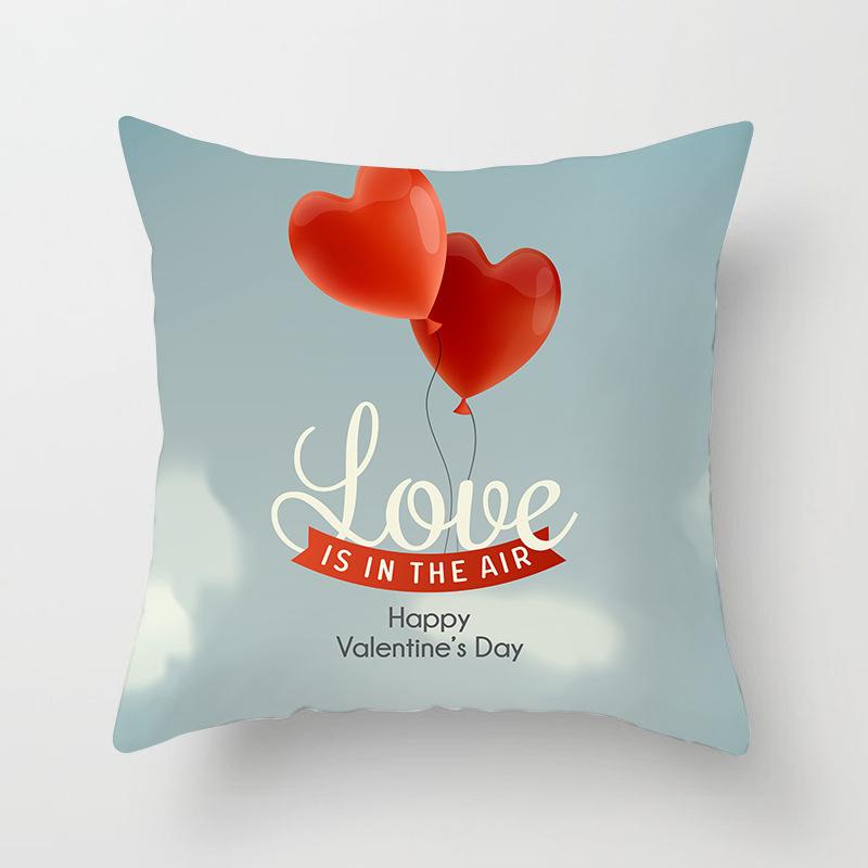 New Valentine's Day Pillowcase, Holiday Gift Home Decoration Pillow Cushion Cover, Love Pillow