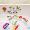 Non-Toxic Baby Bath Toys Cars Boat Cognitive Floating Toy Foam Eva Puzzle Bathing Toys For Kids Children Bathroom Play Water Game Toys