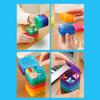 Pill Box Weekly Organizer with Independent Sealing Buckles Design Pill Container Large Capacity Transparent Case for Travel And Home