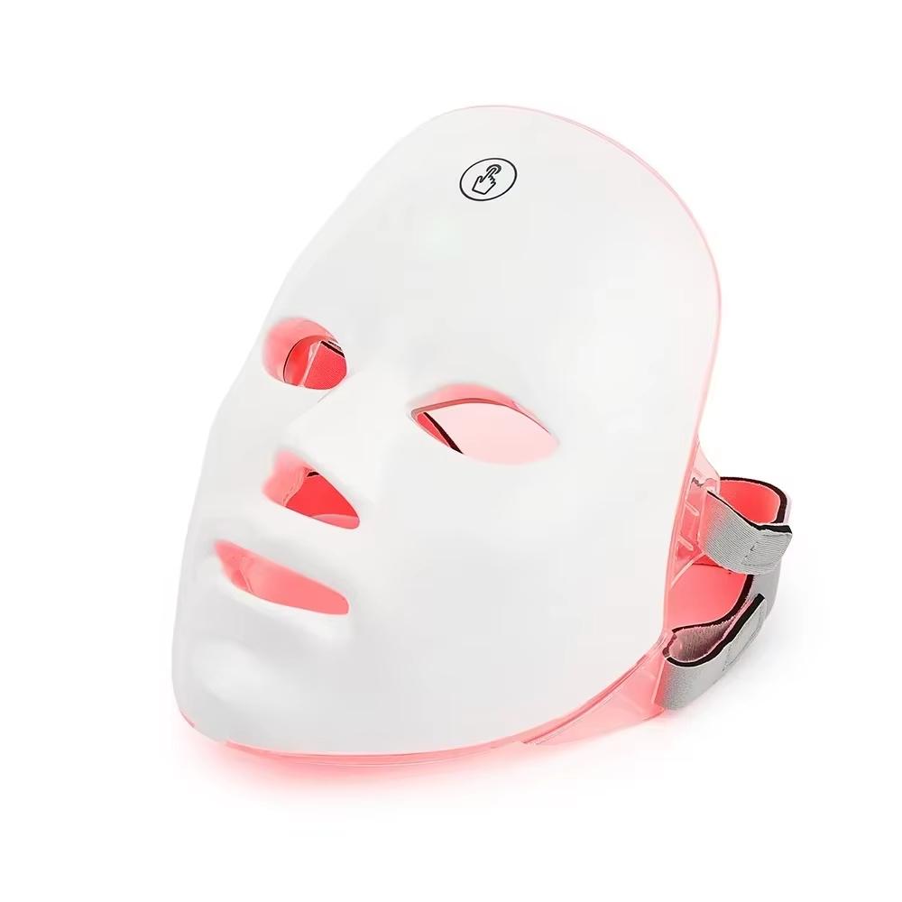 Seven Color Spectrum LED Photon Beauty Mask USB Rechargeable Photon Therapy Firming Lifting Whitening Skin Treatment Lamp