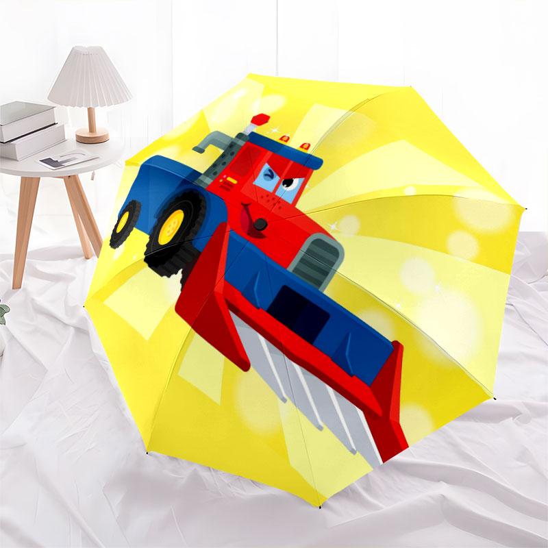 Mighty Machines, automatic folding umbrella, portable and foldable design, 8 ribs, a Christmas or birthday gift.