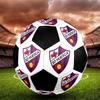 1 Stück S.D. Huesca Größe 5 Fußball Praha Hallenfußball Ball Bunt Alle Altersgruppen Maschinengenäht PVC Wettkampfbereit Langlebig Hoher Rückprall